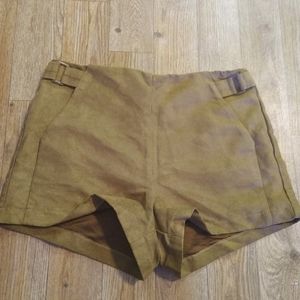 Suede Shorts